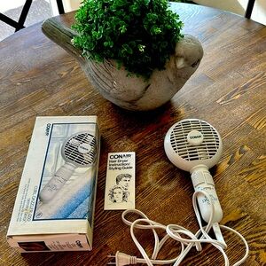Vintage 1990 1250W Conair Curl Dazzler Diffuser Hair Dryer